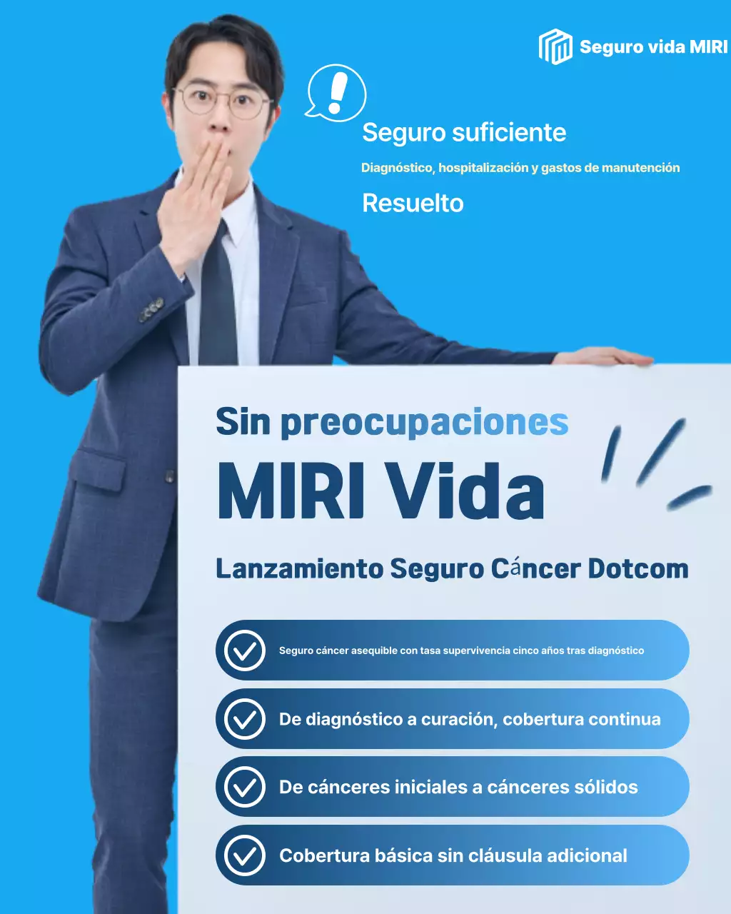 Anuncio de Blue Modern Insurance