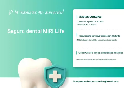 Anuncio de seguros moderno de Mint