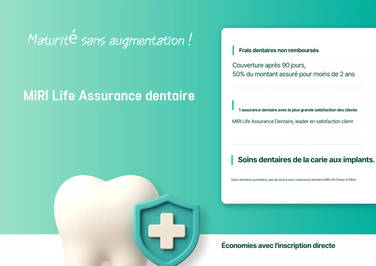 Publicité d'assurance Mint Modern