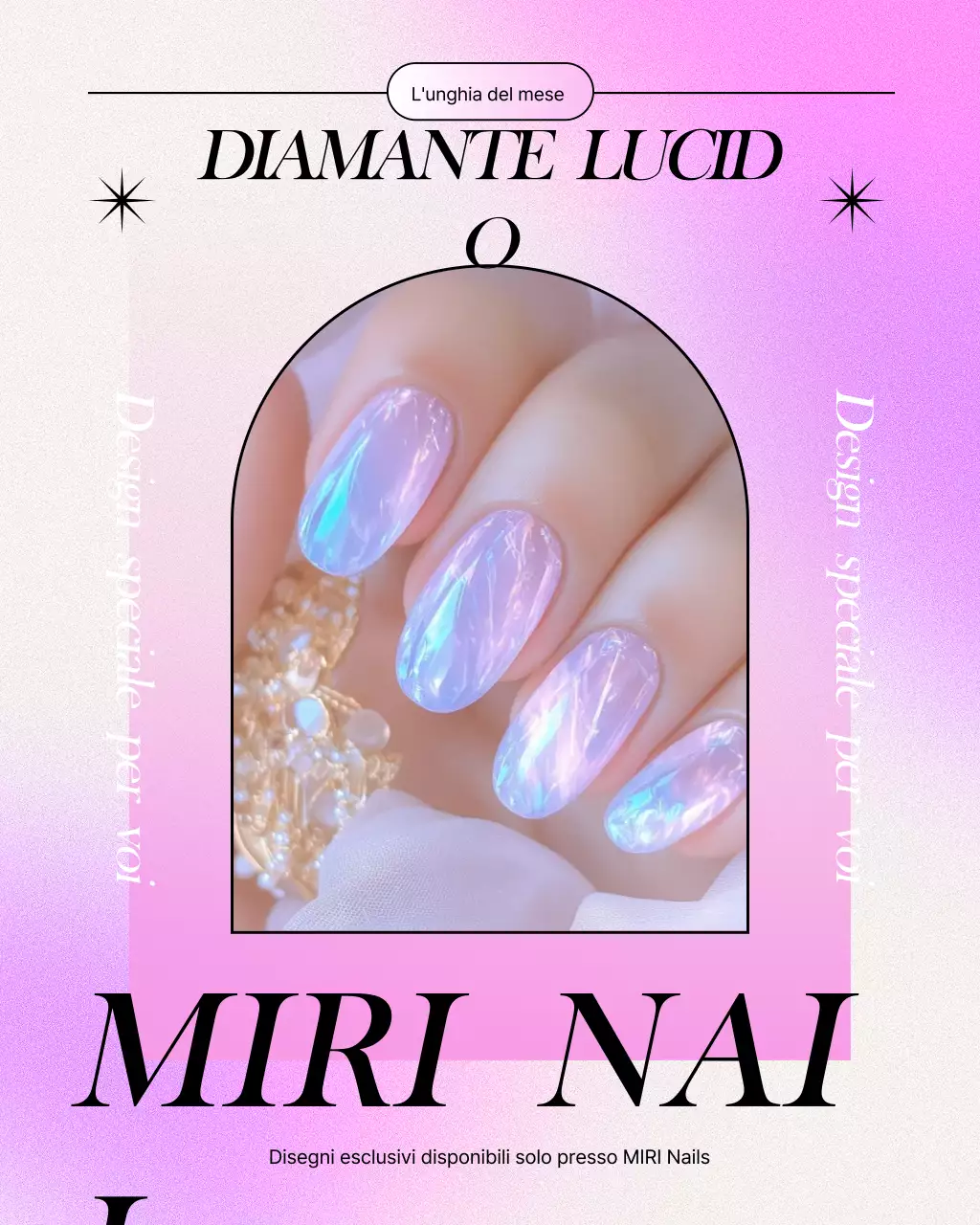 Promozione Nail Art Moderna Rosa