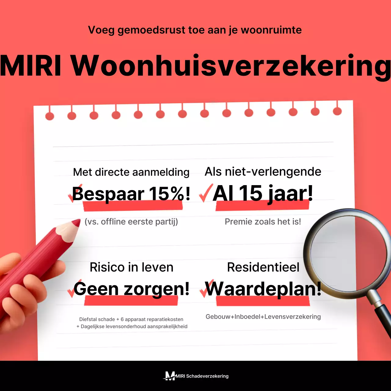 Advertentie voor Red Clean Insurance