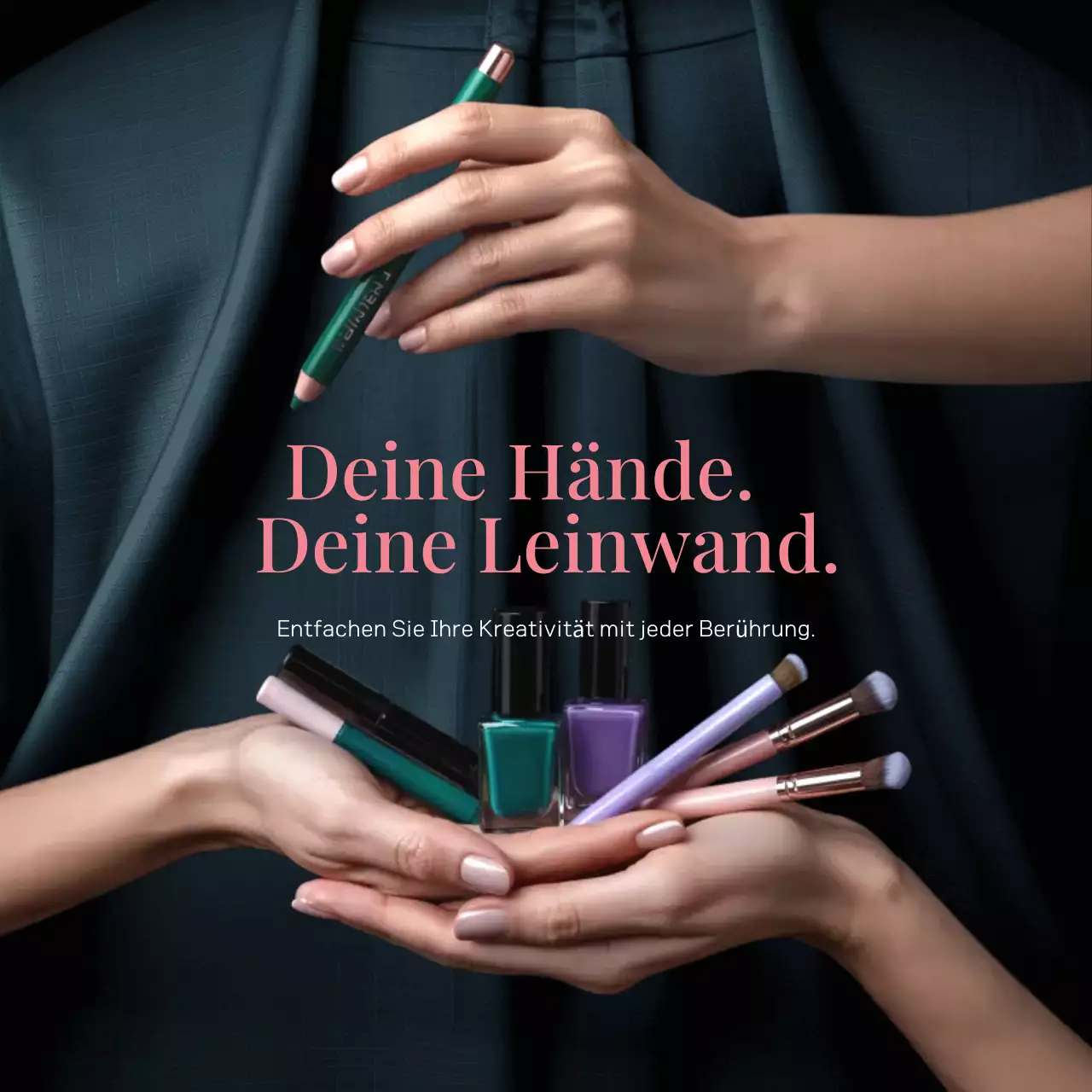 Teal Elegant Beauty Promotion Social Media Beitrag