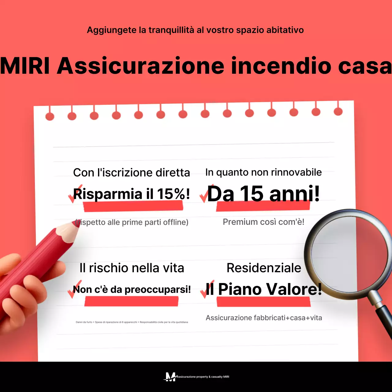 Pubblicità di Red Clean Insurance