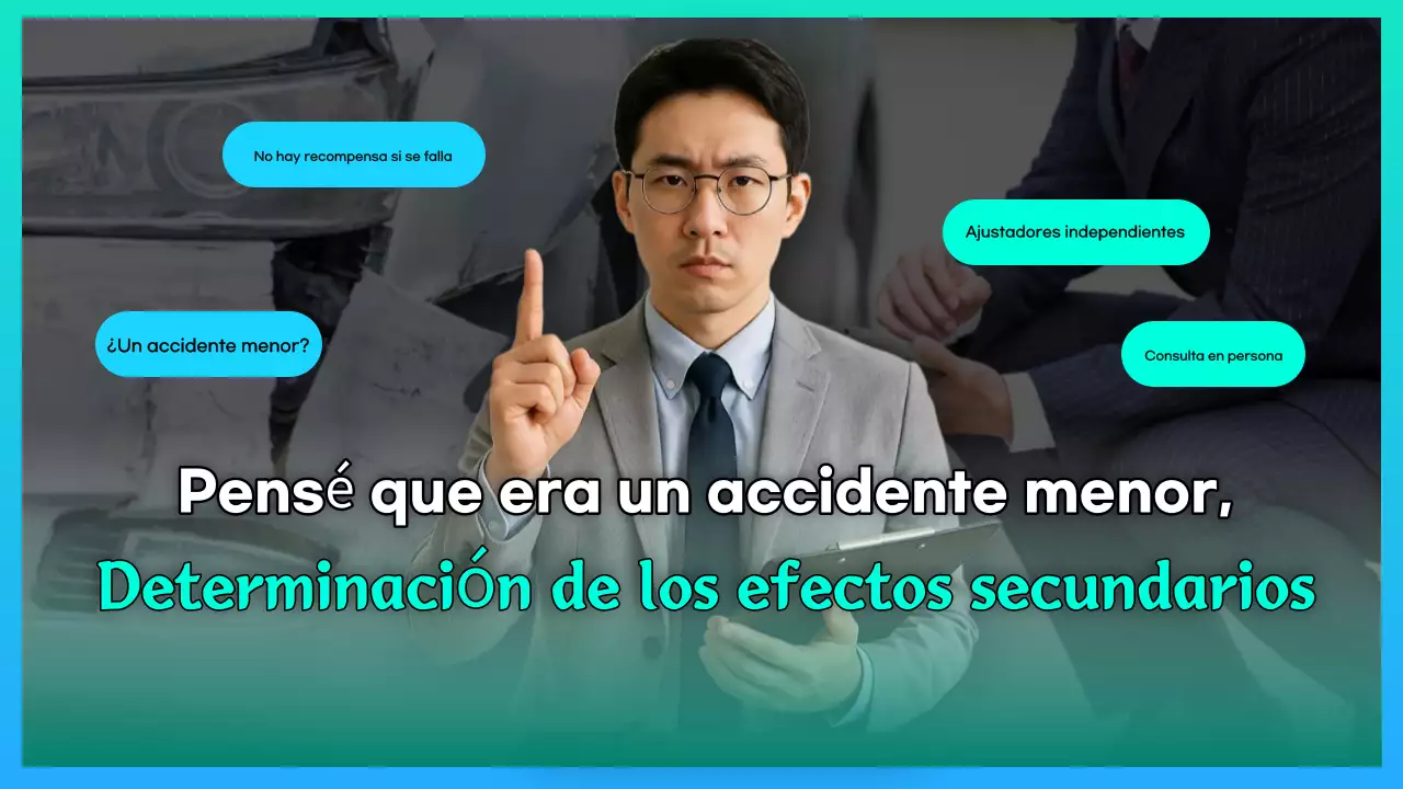 Anuncio de seguros con resaltado azul