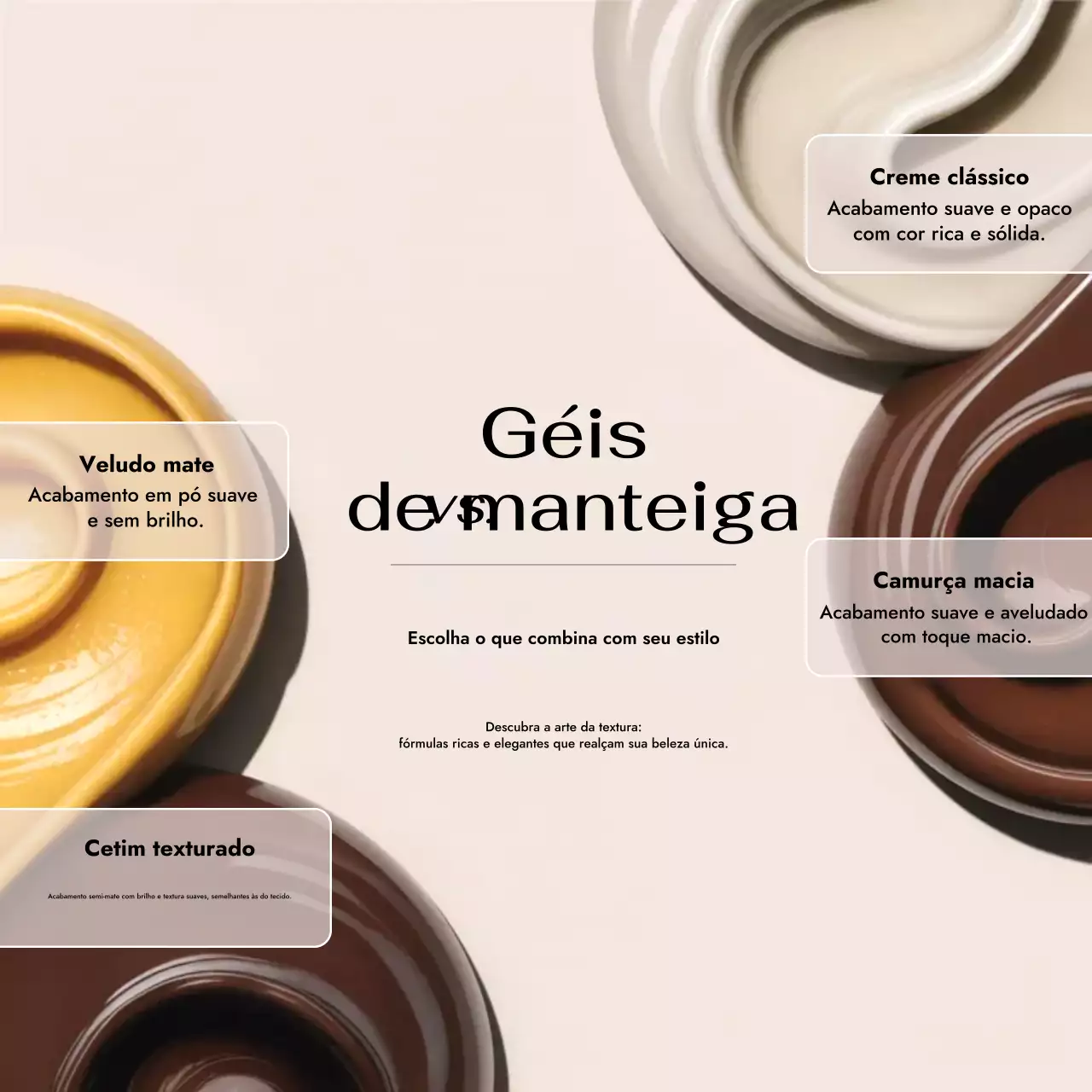 Publicação de promoção de beleza moderna bege nas redes sociais