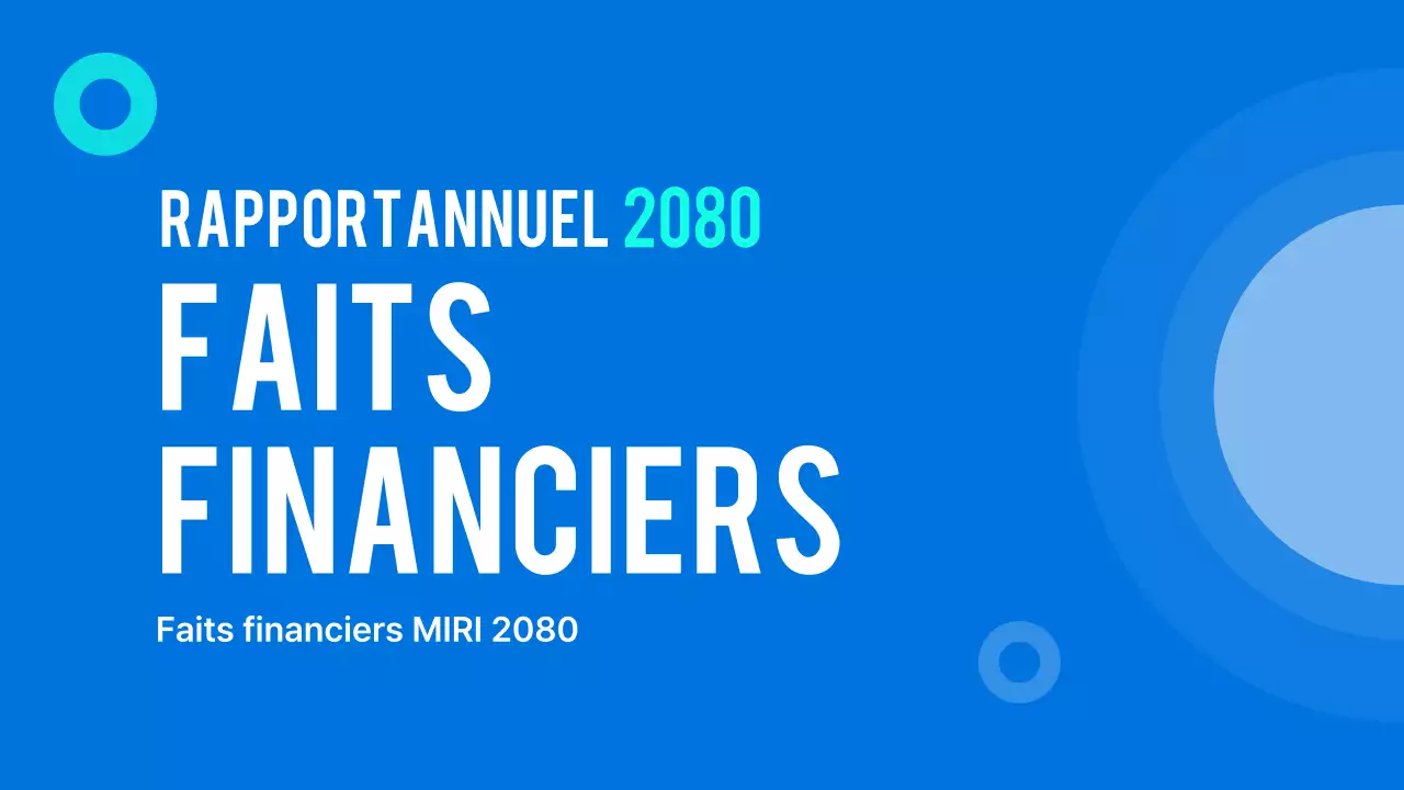 Analyse du rapport financier moderne bleu