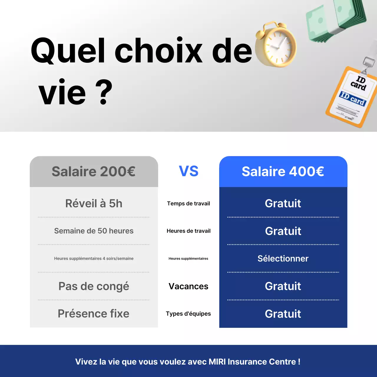 Publicité sur la sélection d'un lieu de travail moderne et gris