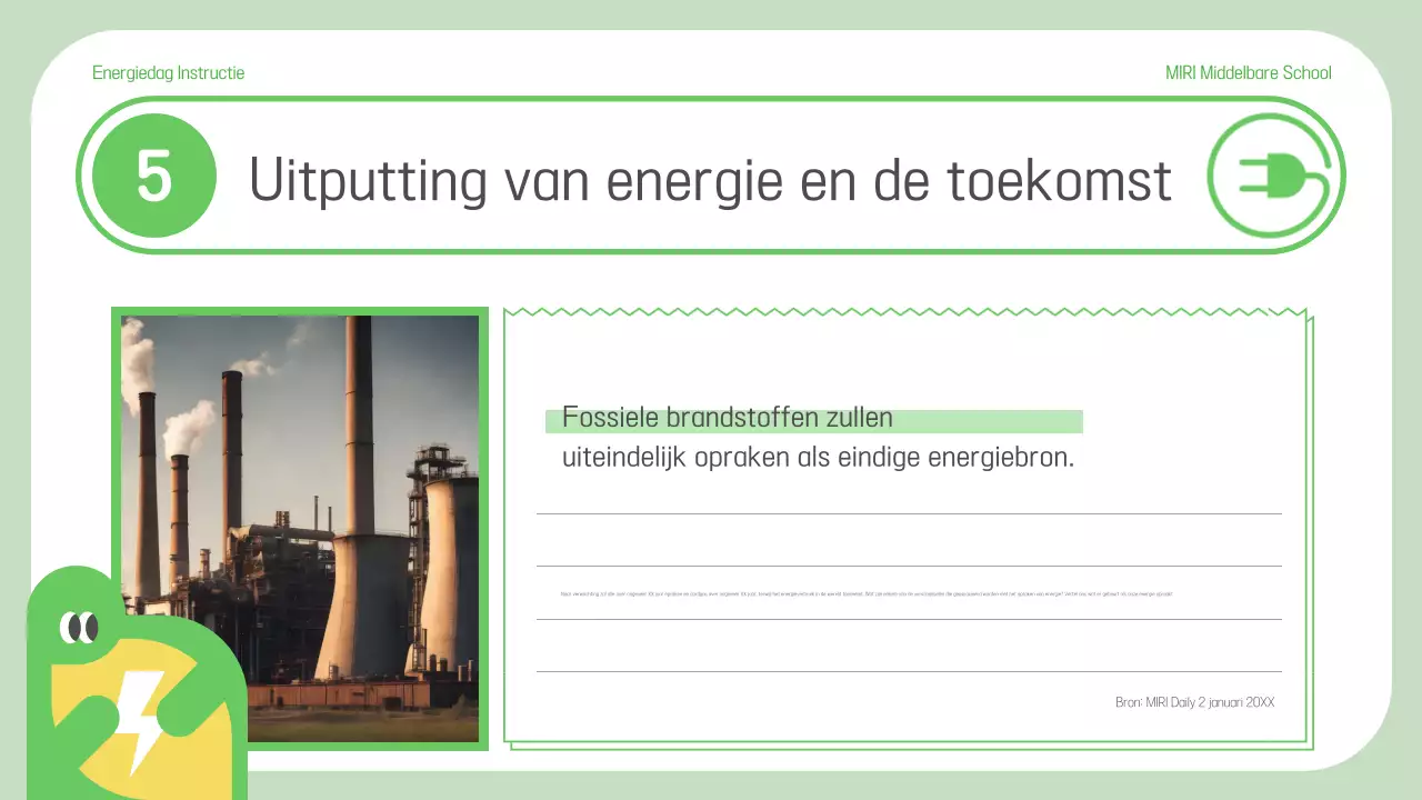 Educatief materiaal over groene, eenvoudige energie