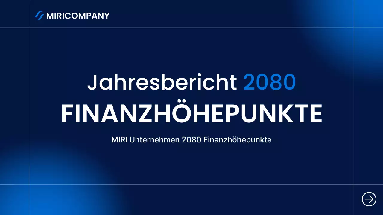 Blue Modern Finance-Bericht