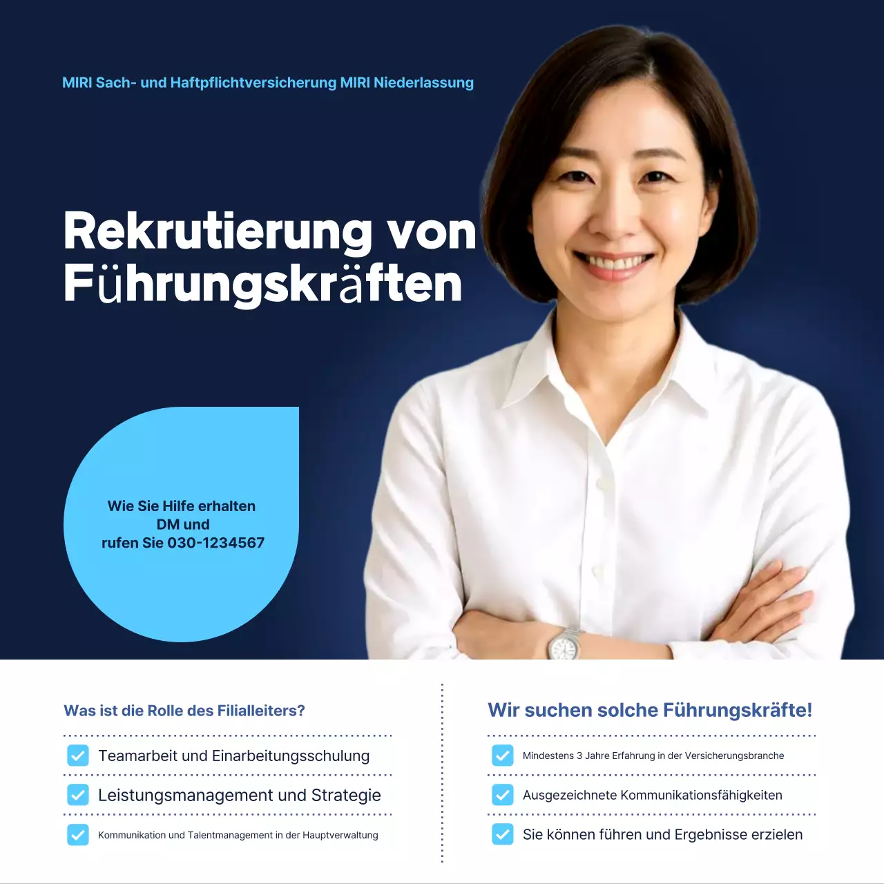 Stellenausschreibung von Blue Modern