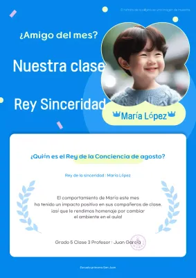 Guía de premios de la escuela Blue Baby