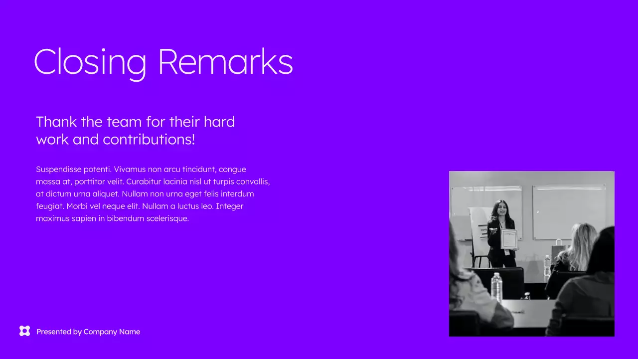 Purple Modern Business Presentation