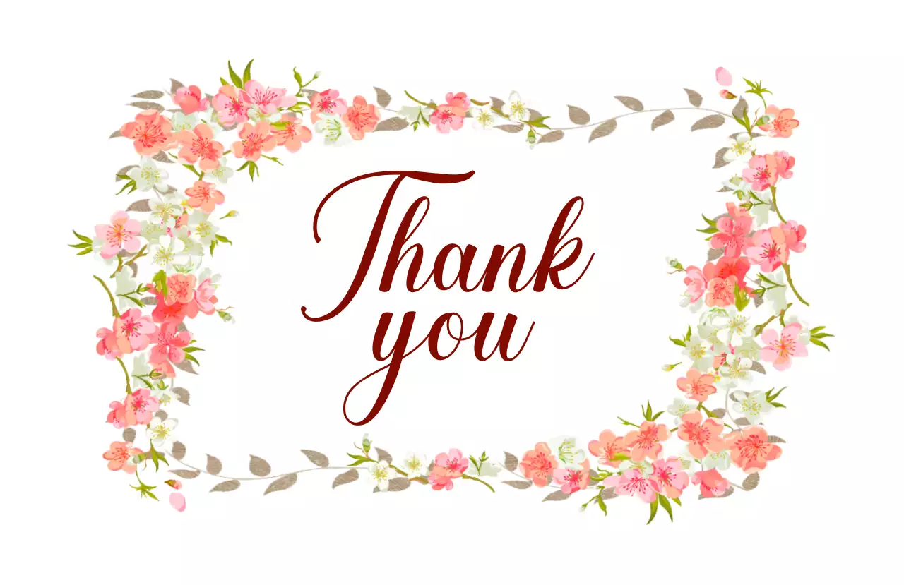 赤 かわいい 感謝 カード