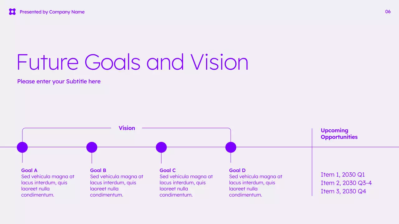 Purple Modern Business Presentation