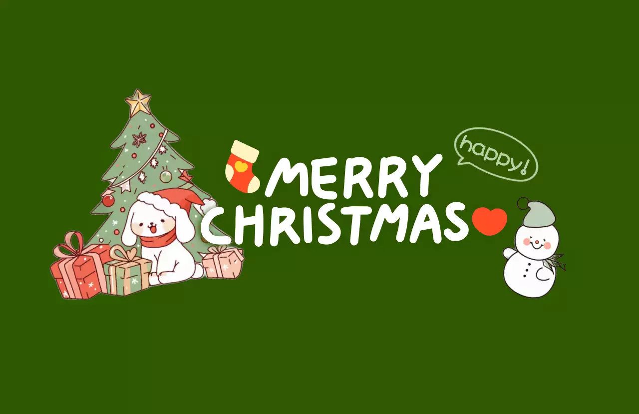 緑 かわいい クリスマス カード