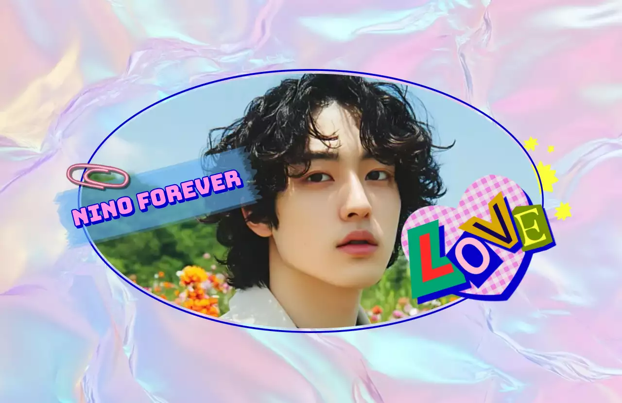 カラフル キュート ポートレート ポスター 推し活