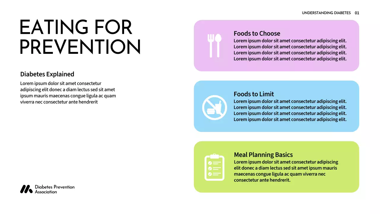 Pink Modern Health Guide Presentation