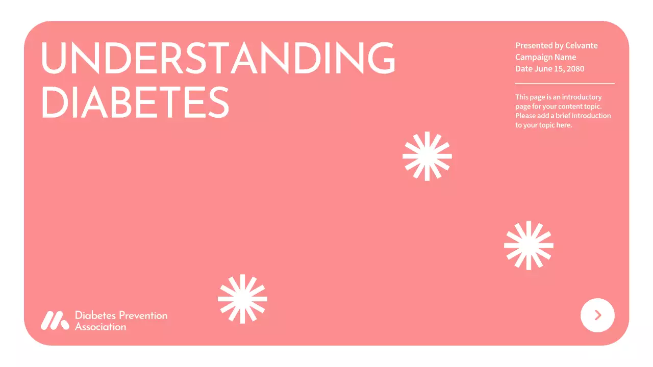 Pink Modern Health Guide Presentation