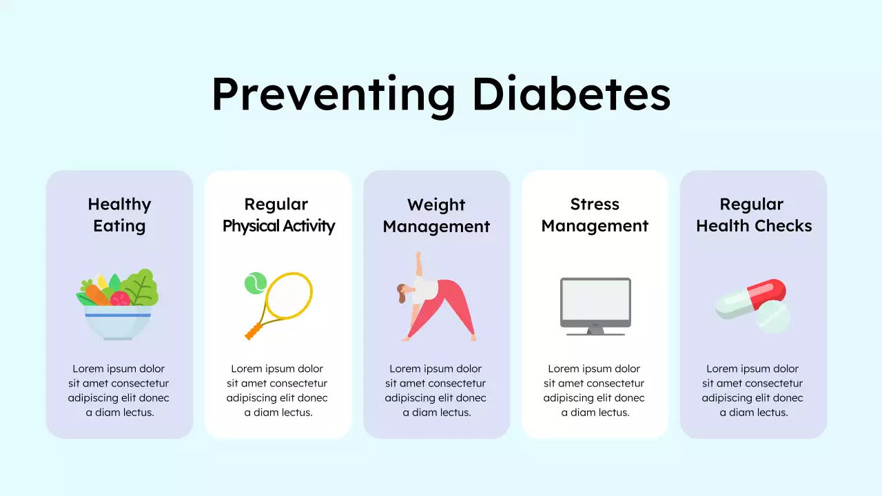 Blue Modern Health Presentation