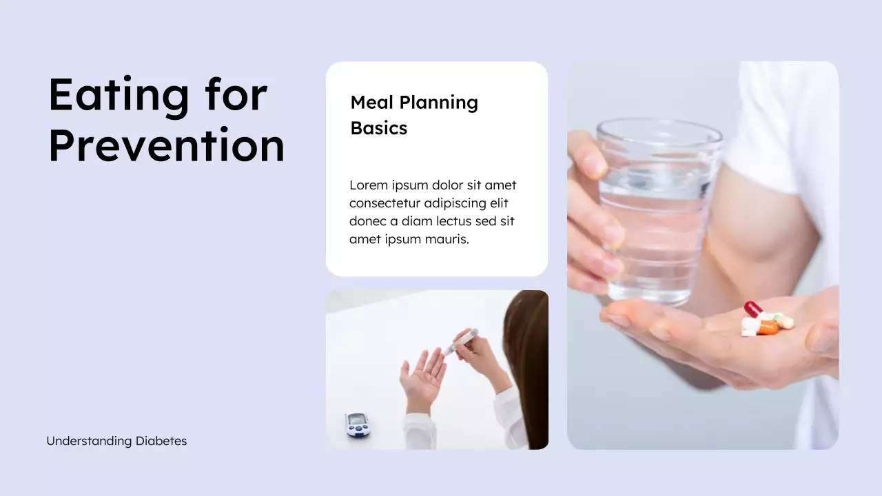 Blue Modern Health Presentation