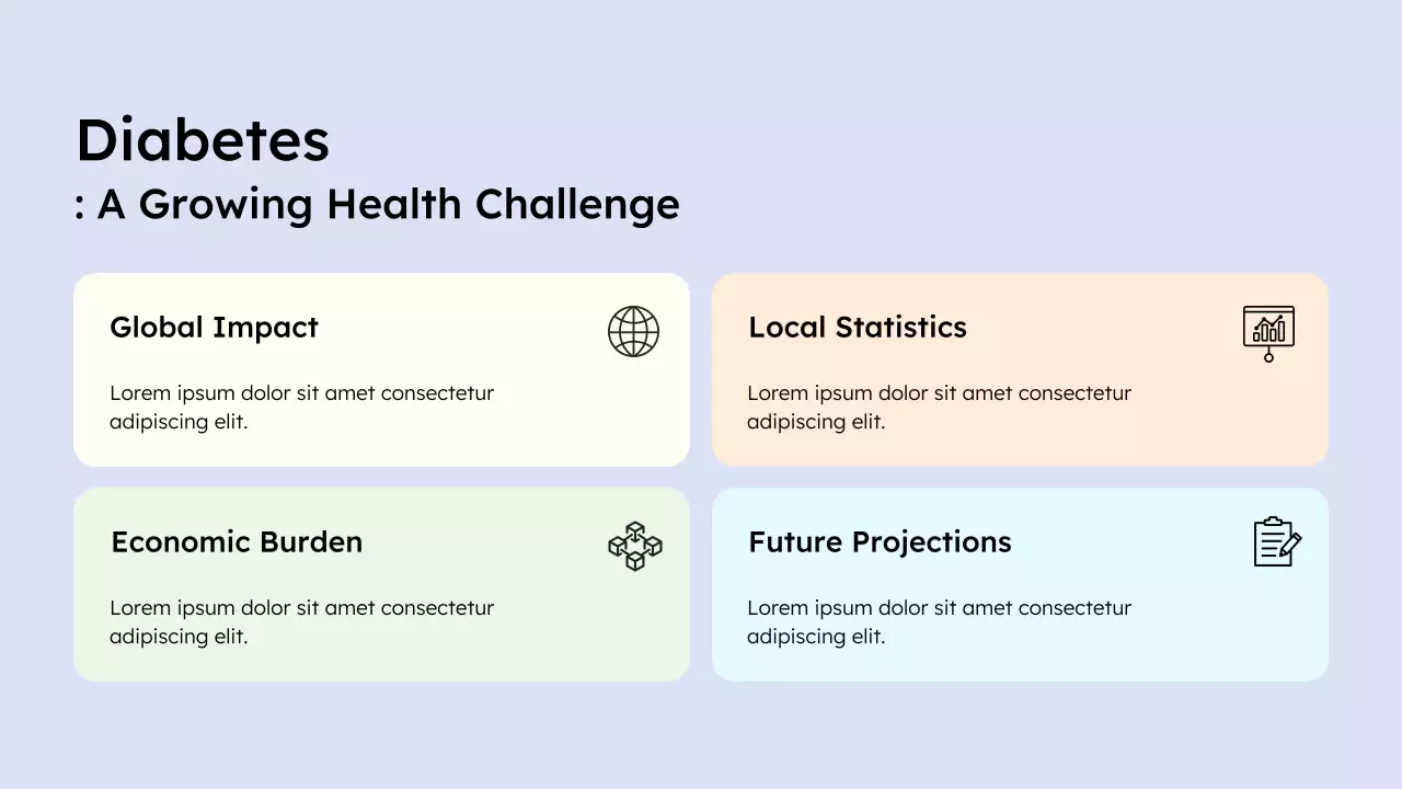 Blue Modern Health Presentation