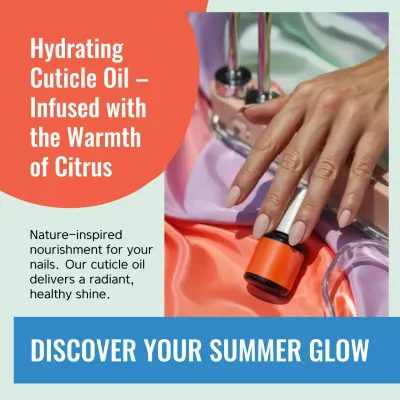 Orange Modern Skincare Advertisement Instagram Post