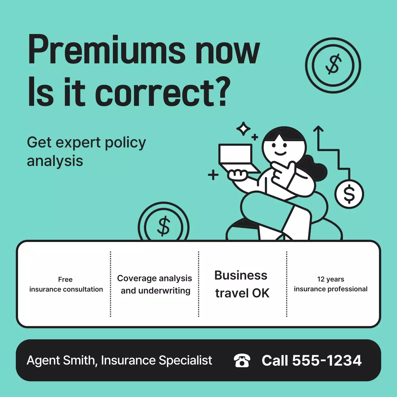 Quảng cáo tư vấn bảo hiểm hiện đại Mint