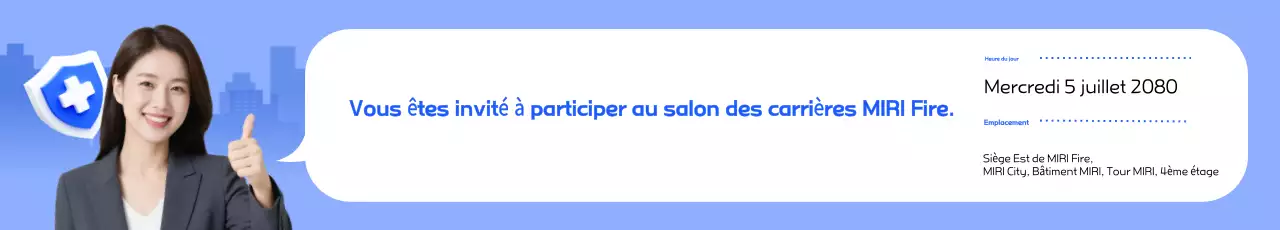 Guide de séance d'information moderne Sky Blue