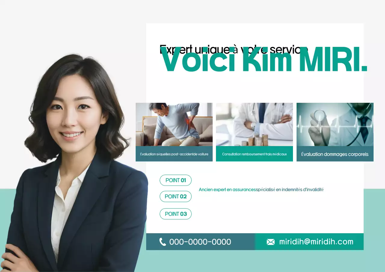 Publicité d'évaluation des pertes Mint Modern