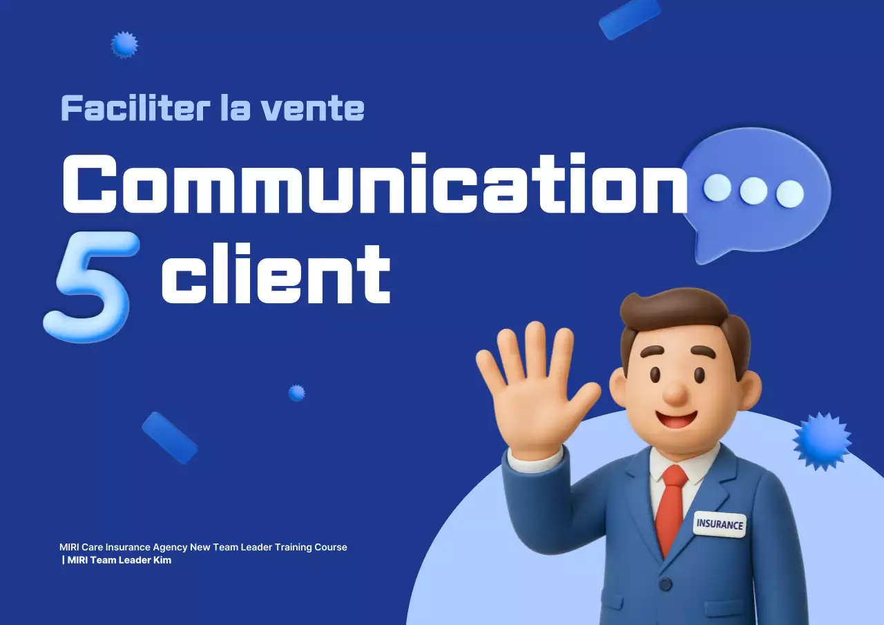 Matériel de formation à la vente Blue Simple