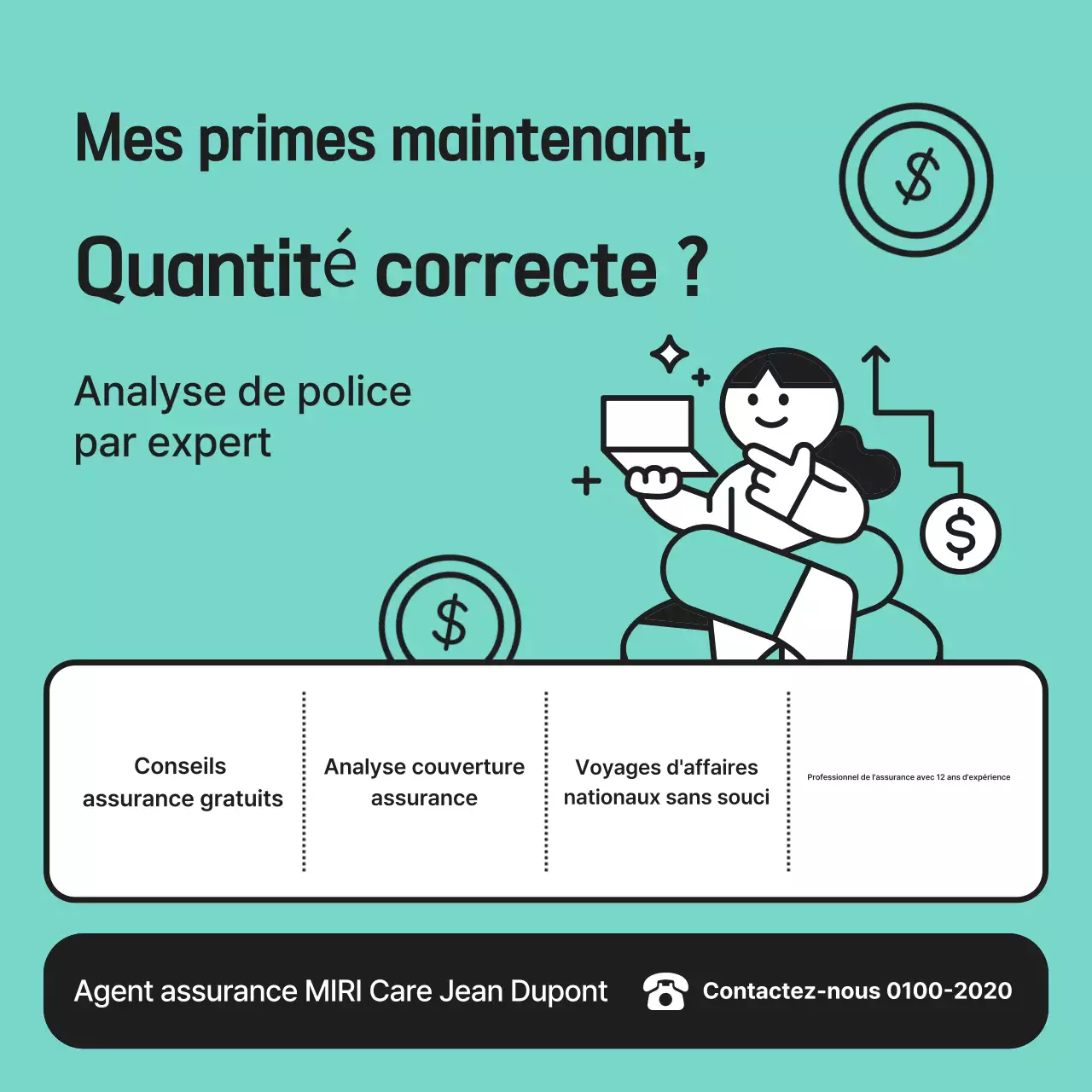 Publicité de Mint Modern Insurance Consulting