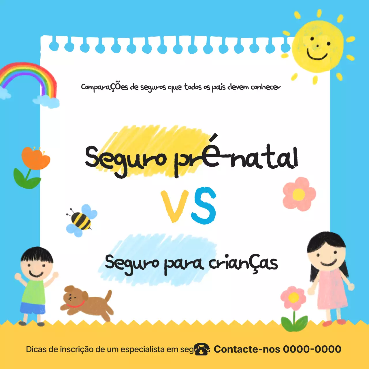 Guia de Seguro para Bebês Sky Blue