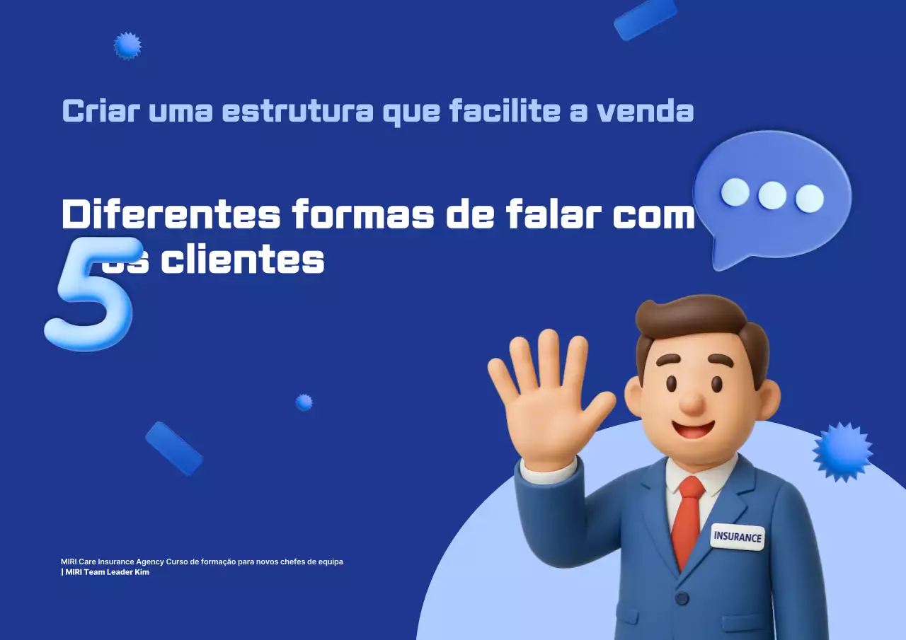 Materiais de treinamento de vendas Blue Simple