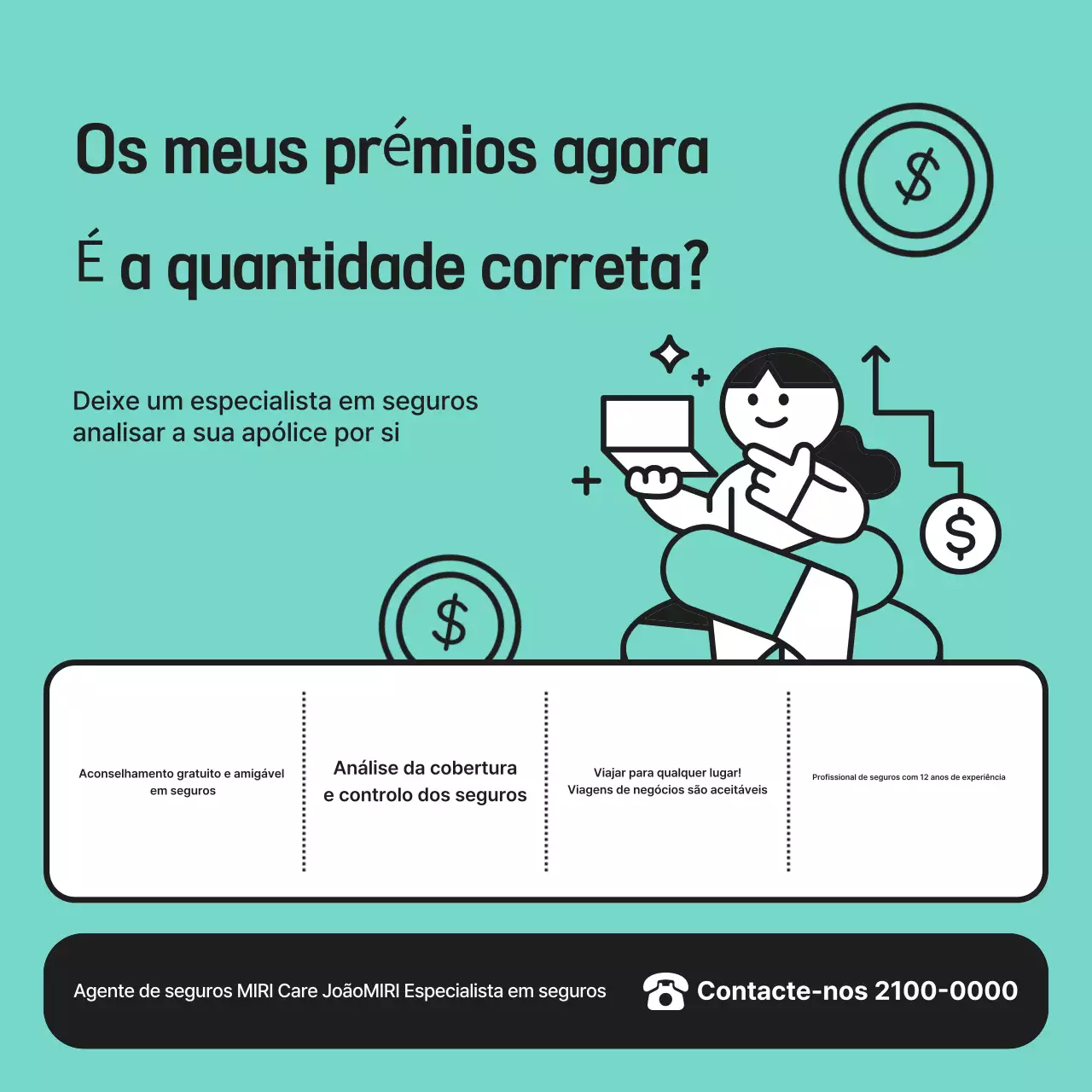Anúncio da Mint Modern Insurance Consulting