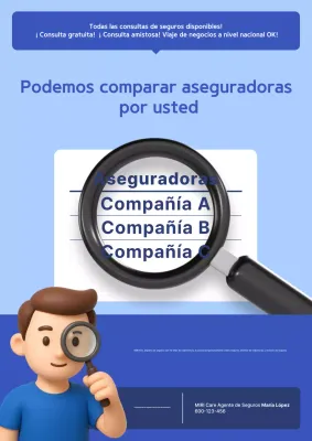 Anuncio de Sky Blue Modern Insurance Consulting
