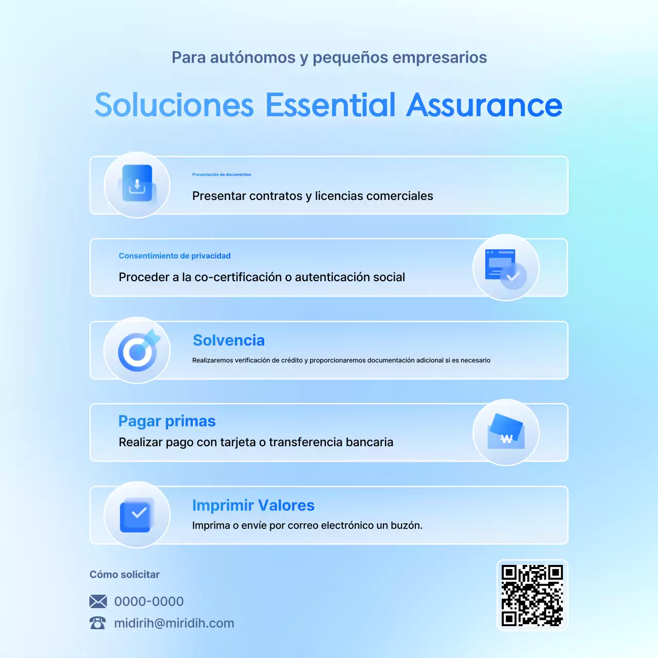 Promoción de la Guía de suscripción al seguro de garantía Sky Blue Clean