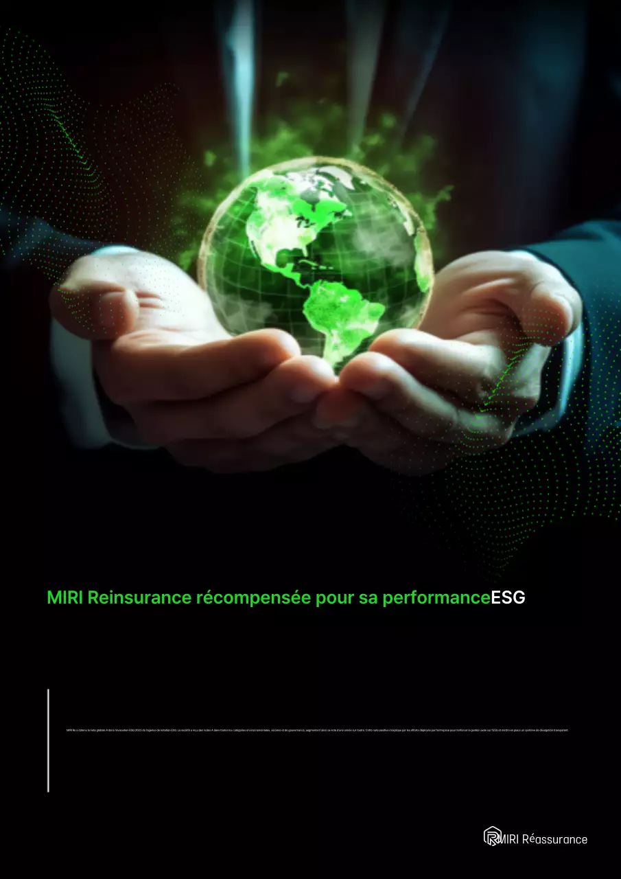 Promotion ESG de Black Modern Reinsurance