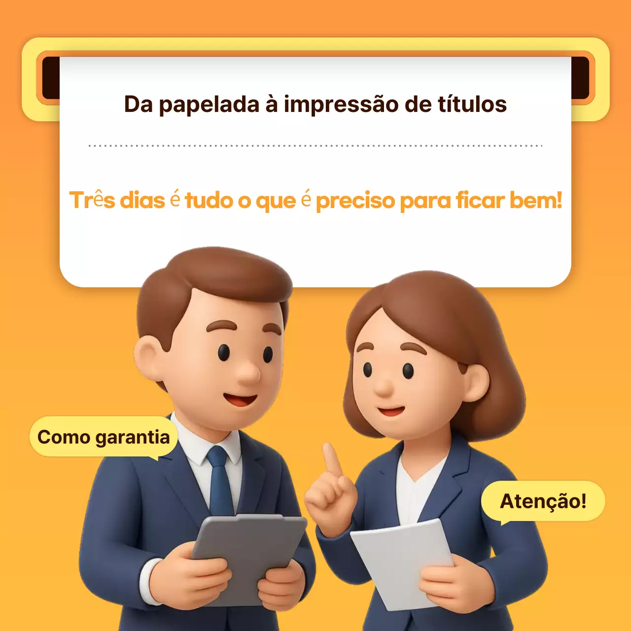 Anúncio de Seguro Simples Laranja