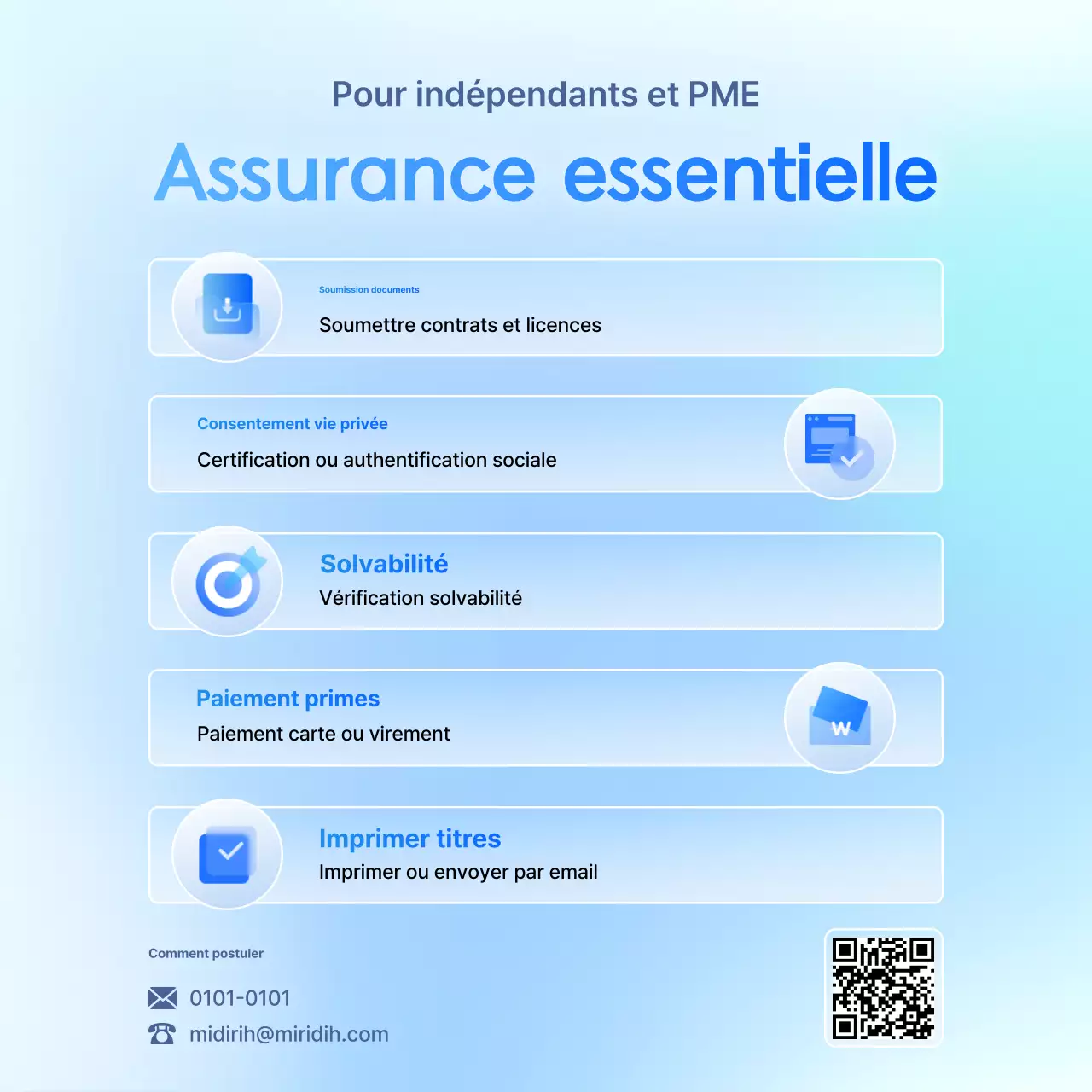 Guide de souscription à l'assurance Sky Blue Clean Guarantee