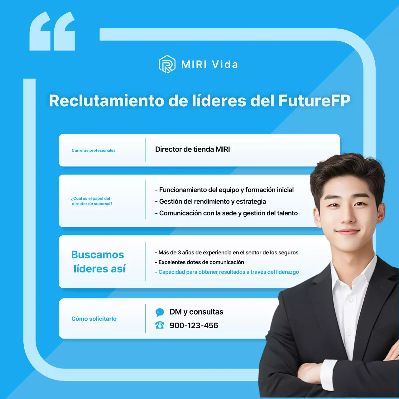 Aviso de contratación de Simple Blue Insurance