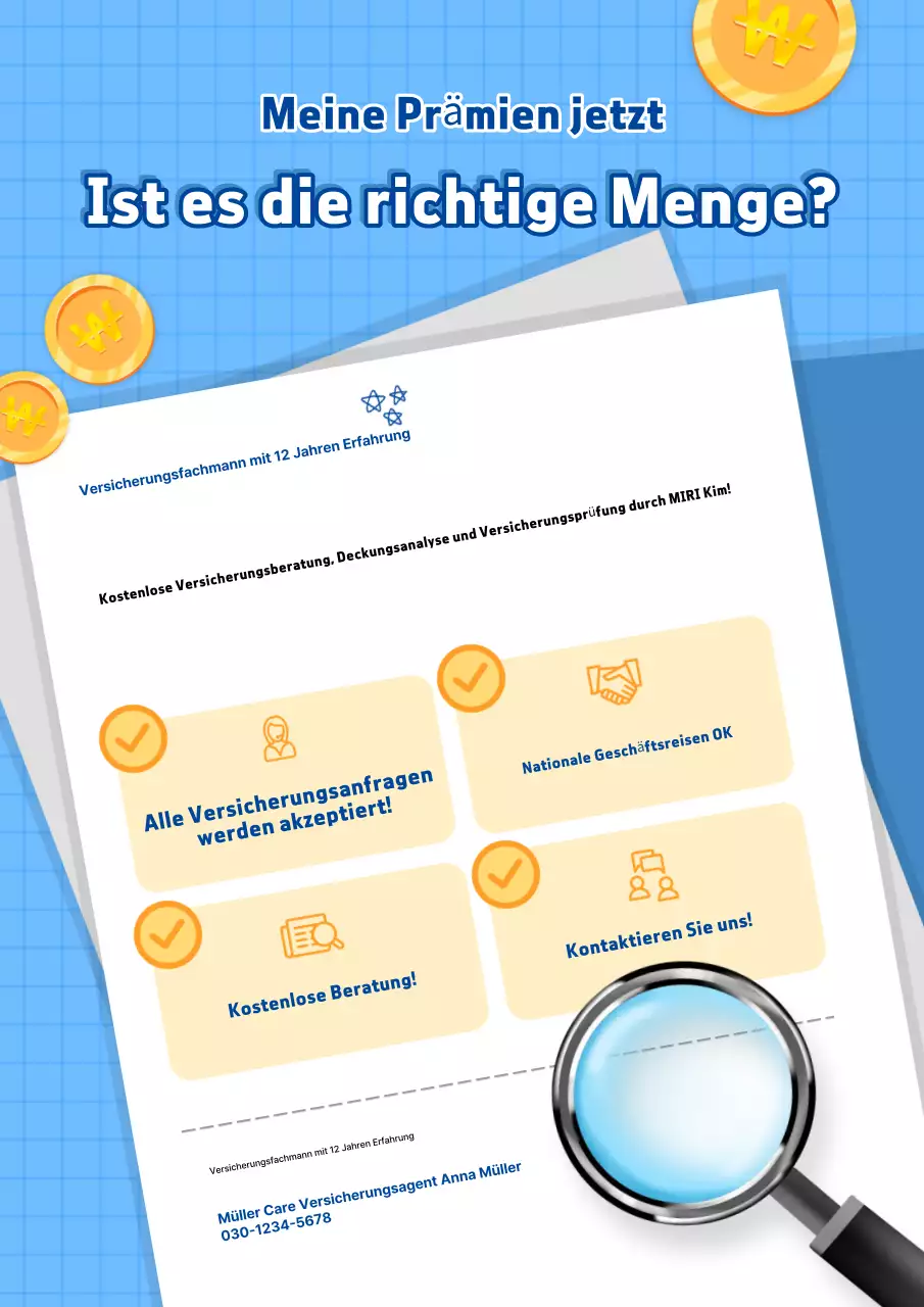 Anzeige von Blue Modern Insurance Consulting