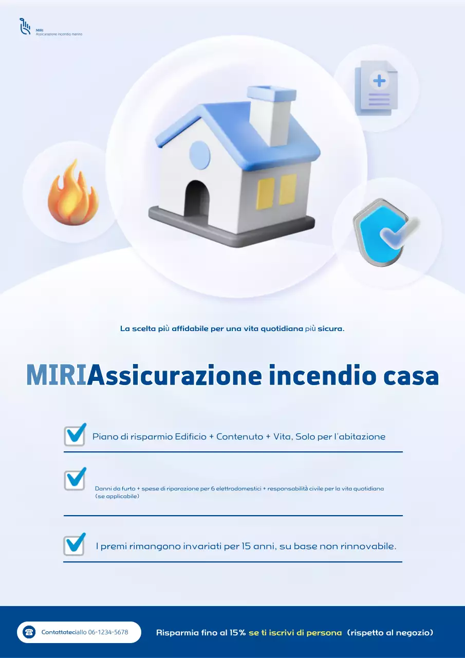 Pubblicità di Blue Modern Insurance