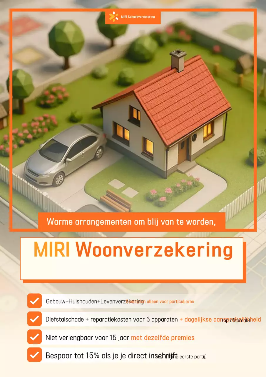 Advertentie voor Orange Simple Insurance