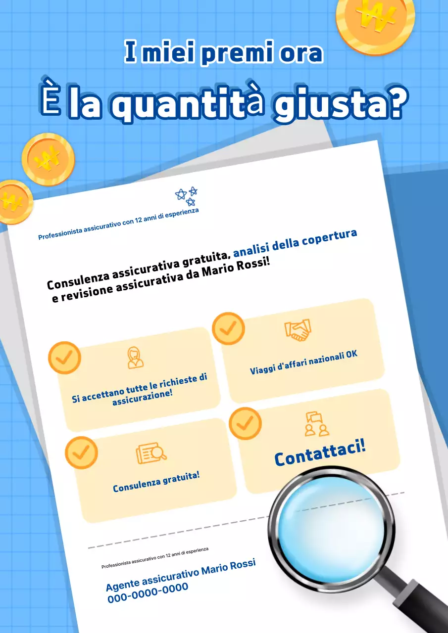 Pubblicità di Blue Modern Insurance Consulting