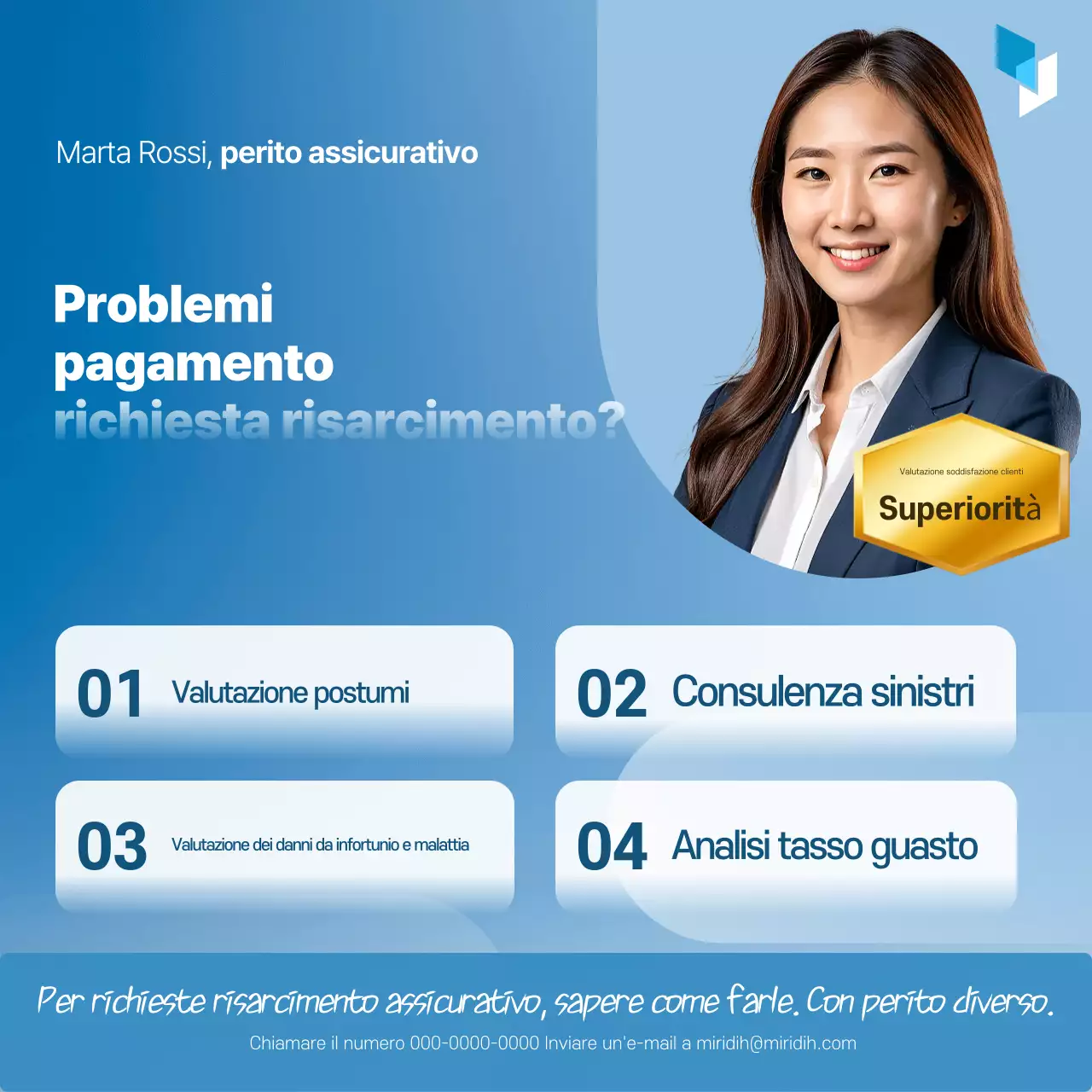 Pubblicità di Blue Modern Insurance Consulting