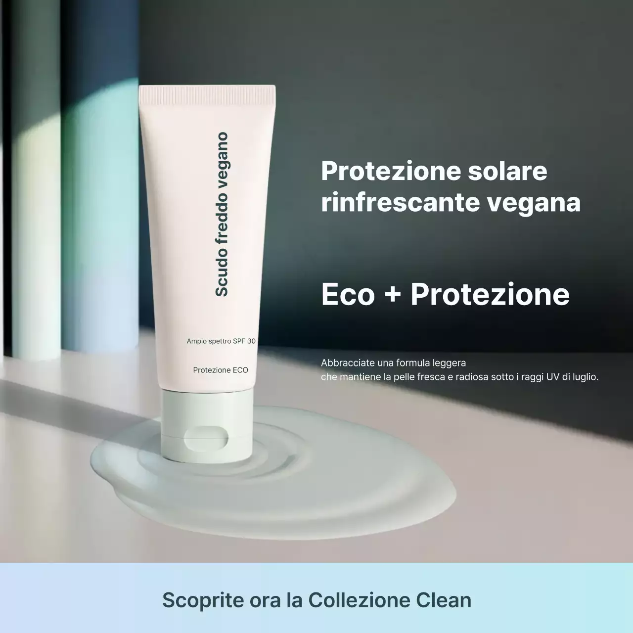 Pubblicità di Mint Modern Skincare sui social media
