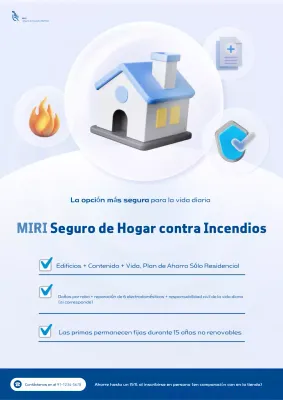Anuncio de Blue Modern Insurance