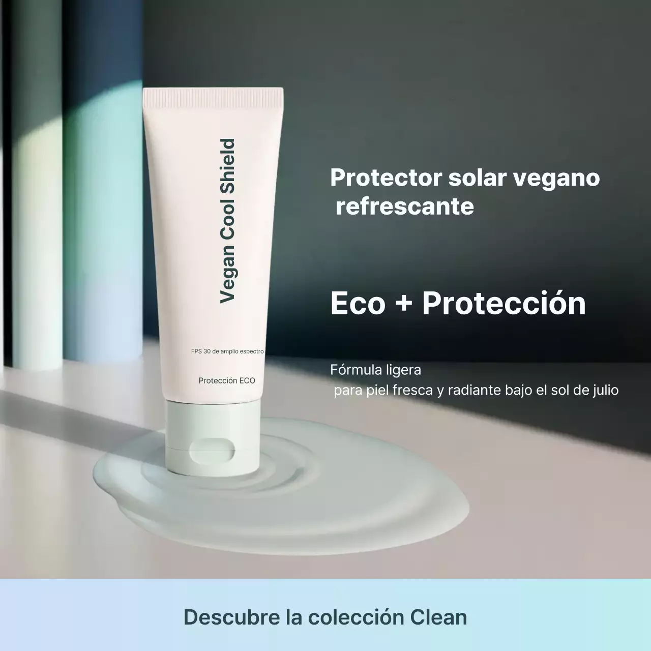 Anuncios de Mint Modern Skincare en redes sociales