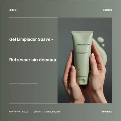 Publicidad de Sage Modern Skincare en redes sociales