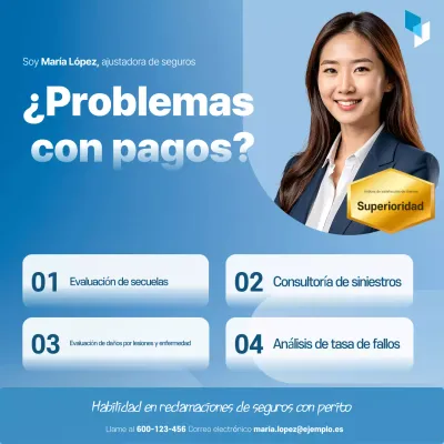 Anuncio de Blue Modern Insurance Consulting